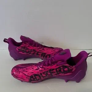 adidas Adizero 12.0 Poison Football Cleats Fuschia Pink IG7217 Mens Size 15 RARE adidas adizero 12.0 Poison Football Cleats - Pink | Free  main image 4